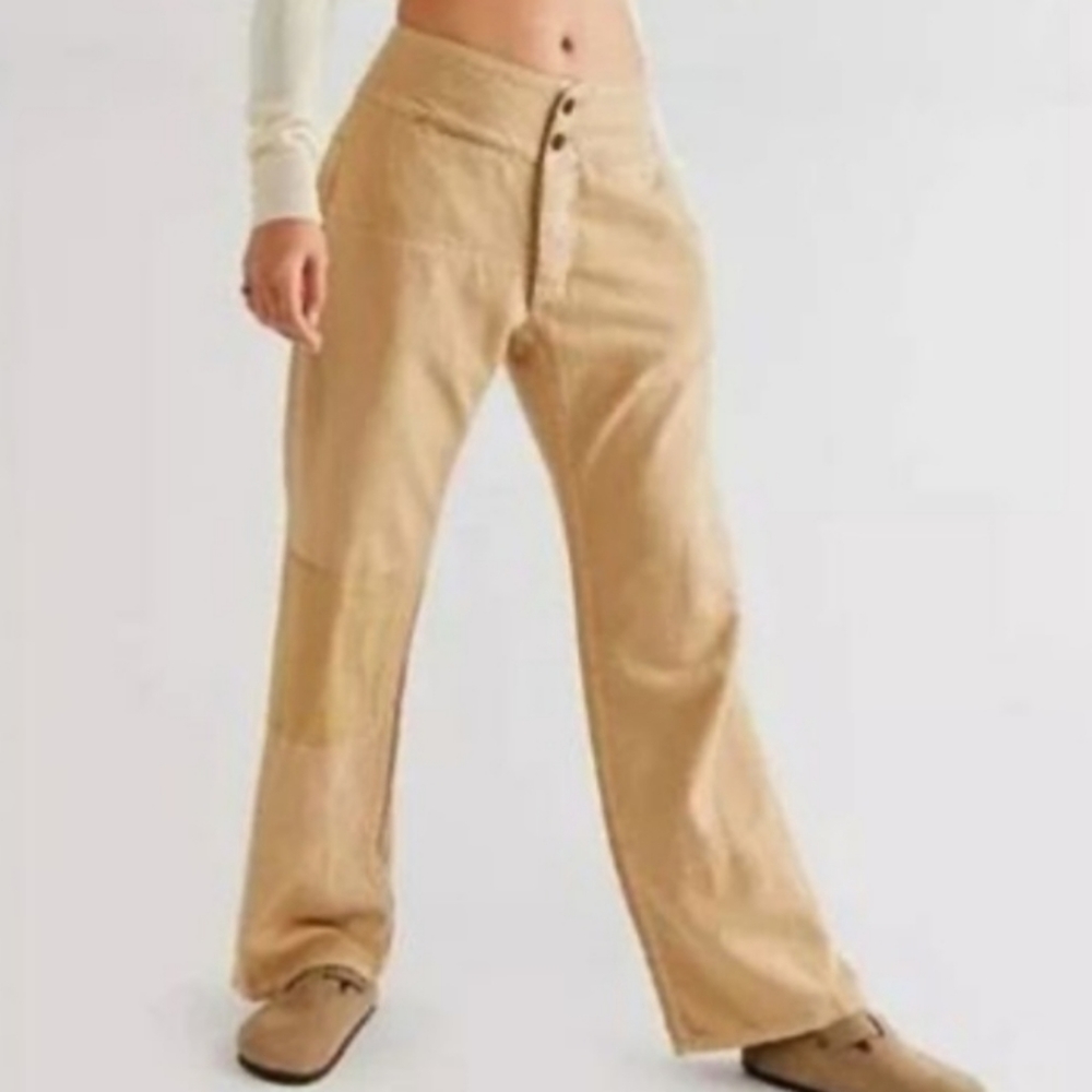 NWT FREE PEOPLE x SANDRINE ROSE Straight Legs  Trousers